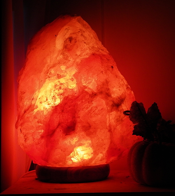 Natural Himalayan Salt Crystal Lamp - 11-14lbs